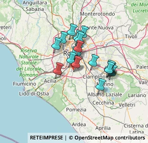 Mappa Via Vitaliano Brunelli, 00143 Roma RM, Italia (10.55737)