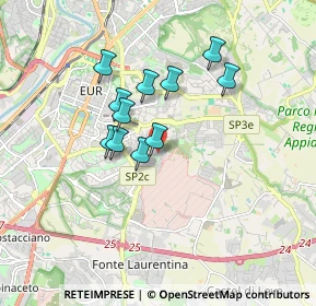 Mappa Via Vitaliano Brunelli, 00143 Roma RM, Italia (1.44273)