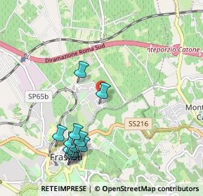 Mappa Via Alcide De Gasperi, 00044 Frascati RM, Italia (1.2025)