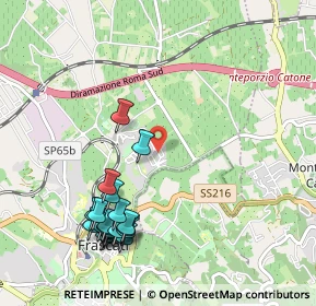 Mappa Via Alcide De Gasperi, 00044 Frascati RM, Italia (1.2415)