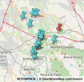 Mappa Via Alcide De Gasperi, 00044 Frascati RM, Italia (2.76933)