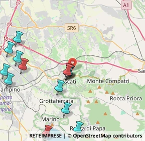 Mappa Via Alcide De Gasperi, 00044 Frascati RM, Italia (5.22786)