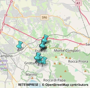 Mappa Via Alcide De Gasperi, 00044 Frascati RM, Italia (2.57273)