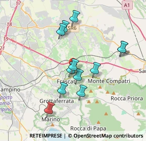 Mappa Via Alcide De Gasperi, 00044 Frascati RM, Italia (3.54083)
