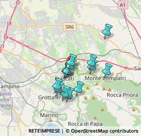 Mappa Via Alcide De Gasperi, 00044 Frascati RM, Italia (2.70643)