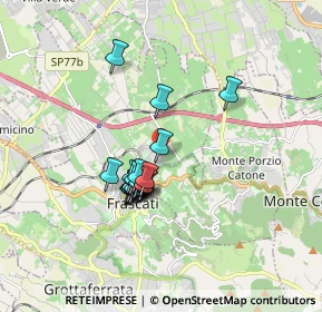 Mappa Via Alcide De Gasperi, 00044 Frascati RM, Italia (1.4)