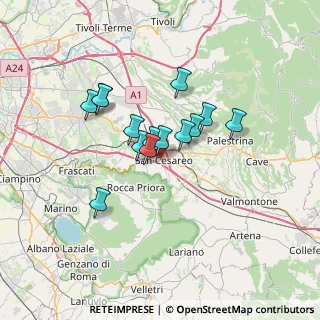 Mappa Via Don Luigi Sturzo, 00030 San Cesareo RM, Italia (5.33214)