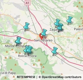 Mappa Via Don Luigi Sturzo, 00030 San Cesareo RM, Italia (3.99167)