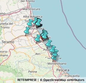 Mappa Via Fonte Dell'olmo, 64026 Roseto degli Abruzzi TE, Italia (8.684)