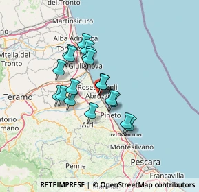 Mappa Via Fonte Dell'olmo, 64026 Roseto degli Abruzzi TE, Italia (10.25211)
