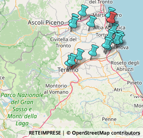 Mappa Via Cesi Michele, 64100 Teramo TE, Italia (17.30667)