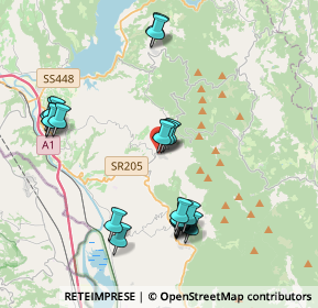 Mappa Via Francilli, 05020 Montecchio TR, Italia (4.297)