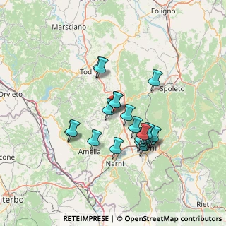 Mappa Via Tuderte Amerina, 05026 Casteltodino TR, Italia (12.155)