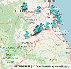 Mappa Via Alfonso Romualdi, 64100 Teramo TE, Italia (15.08176)