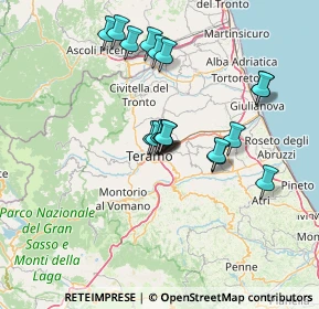 Mappa Via Alfonso Romualdi, 64100 Teramo TE, Italia (12.73056)