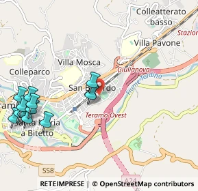 Mappa Via Alfonso Romualdi, 64100 Teramo TE, Italia (1.32231)