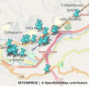 Mappa Via Alfonso Romualdi, 64100 Teramo TE, Italia (1.0075)