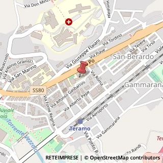 Mappa Via Alfonso Gasbarrini, 49, 64100 Teramo, Teramo (Abruzzo)