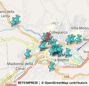 Mappa Via Giuseppe de Vincentiis, 64100 Teramo TE, Italia (0.8315)