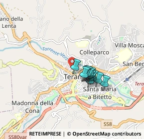 Mappa Via Giuseppe de Vincentiis, 64100 Teramo TE, Italia (0.59818)