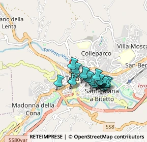Mappa Via Giuseppe de Vincentiis, 64100 Teramo TE, Italia (0.69)