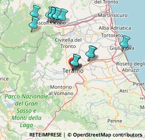 Mappa Via Giuseppe de Vincentiis, 64100 Teramo TE, Italia (16.44857)