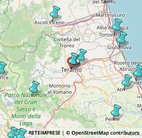 Mappa Via Giuseppe de Vincentiis, 64100 Teramo TE, Italia (29.324)