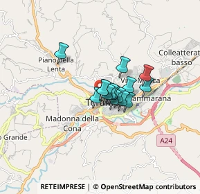 Mappa Via Giuseppe de Vincentiis, 64100 Teramo TE, Italia (0.91)