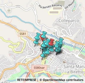 Mappa Via Giuseppe de Vincentiis, 64100 Teramo TE, Italia (0.3165)