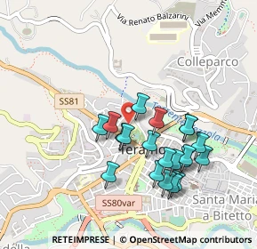 Mappa Via Giuseppe de Vincentiis, 64100 Teramo TE, Italia (0.4485)