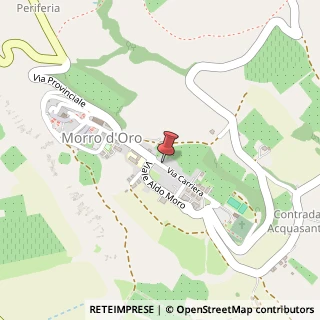 Mappa Contrada Case Sacchetti, 11, 64020 Morro d'Oro, Teramo (Abruzzo)