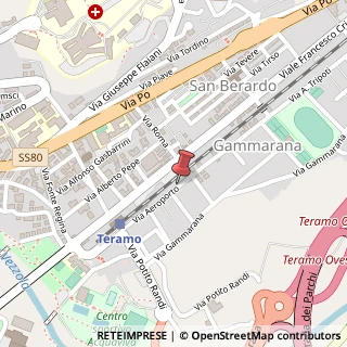 Mappa Via Aeroporto, 14, 64100 Teramo, Teramo (Abruzzo)