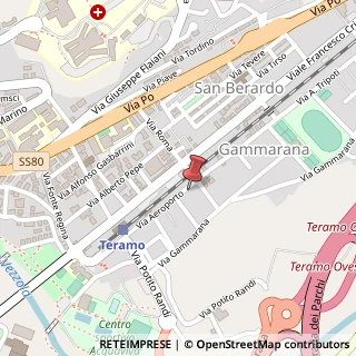 Mappa Via Aeroporto, 23, 64100 Teramo, Teramo (Abruzzo)