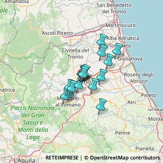 Mappa Via Giovanni Antonio Campano, 64100 Teramo TE, Italia (8.6475)