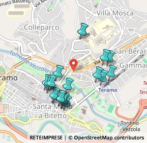 Mappa Via Luigi Longo, 64100 Teramo TE, Italia (0.4615)