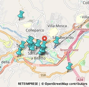 Mappa Via Luigi Longo, 64100 Teramo TE, Italia (0.82067)