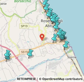Mappa Via Rosburgo, 64026 Roseto degli Abruzzi TE, Italia (2.326)