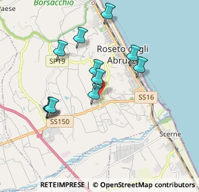 Mappa Via Rosburgo, 64026 Roseto degli Abruzzi TE, Italia (1.73909)