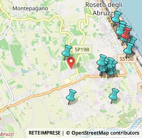 Mappa Via Rosburgo, 64026 Roseto degli Abruzzi TE, Italia (1.306)