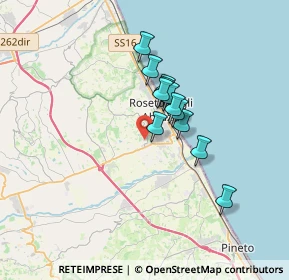 Mappa Via Rosburgo, 64026 Roseto degli Abruzzi TE, Italia (2.4925)