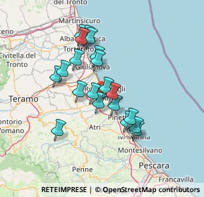 Mappa Via Rosburgo, 64026 Roseto degli Abruzzi TE, Italia (11.928)