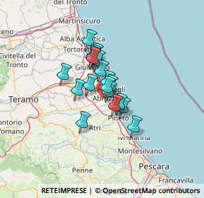 Mappa Via Rosburgo, 64026 Roseto degli Abruzzi TE, Italia (8.39)