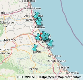 Mappa Via Rosburgo, 64026 Roseto degli Abruzzi TE, Italia (7.54182)