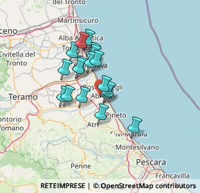 Mappa Via Rosburgo, 64026 Roseto degli Abruzzi TE, Italia (10.15611)