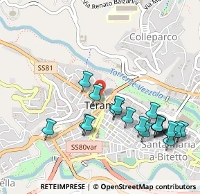 Mappa SS 81, 64100 Teramo TE, Italia (0.578)
