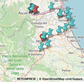 Mappa SS 81, 64100 Teramo TE, Italia (17.614)