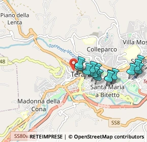 Mappa Via Giovanni de Benedictis, 64100 Teramo TE, Italia (0.91571)