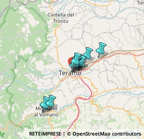 Mappa Via G. Melarangelo, 64100 Teramo TE, Italia (4.17833)