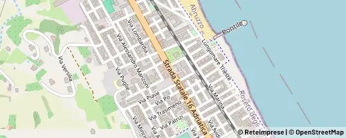 Mappa Roseto degli Abruzzi