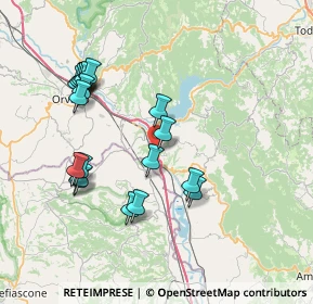 Mappa Via Conte Ranuccio, 05023 Baschi TR, Italia (8.0515)